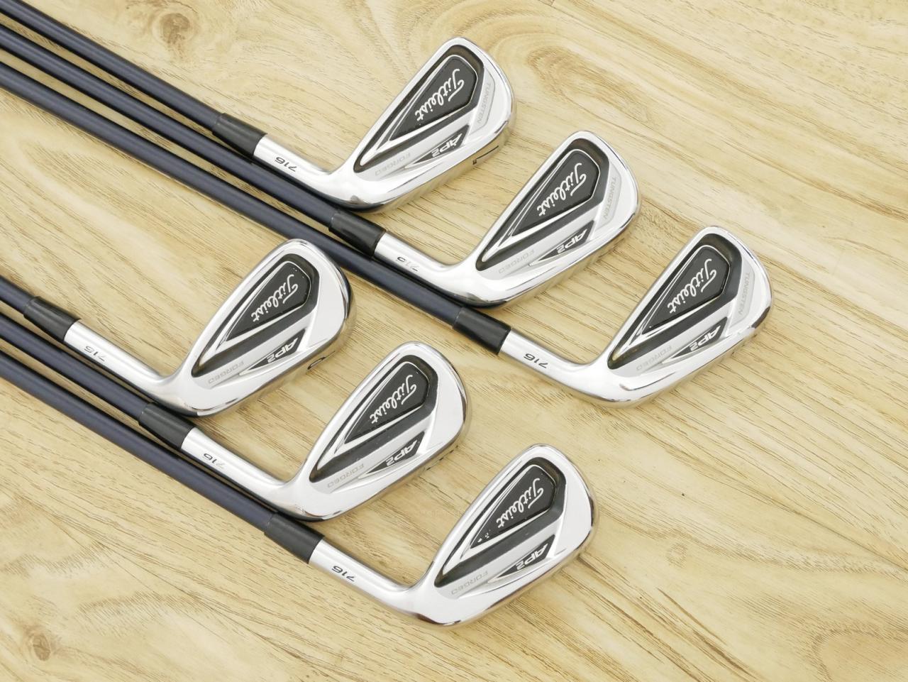 Iron set : Titleist : ชุดเหล็ก Titleist AP2 716 Forged มีเหล็ก 5-Pw (6 ชิ้น) ก้านกราไฟต์ Fujikura Pro 67 Flex R