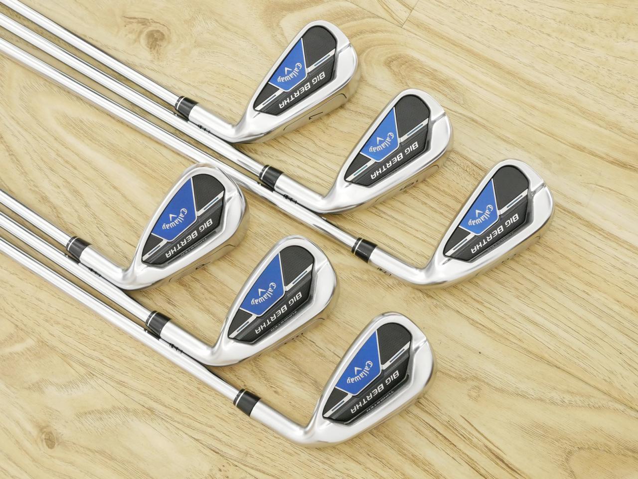 Iron set : Callaway : ชุดเหล็ก Callaway Big Bertha B21 (ออกปี 2021 ตีง่ายที่สุดของ Callaway) มีเหล็ก 5-Pw (6 ชิ้น) ก้านเหล็ก KBS MAX CT80 Flex S