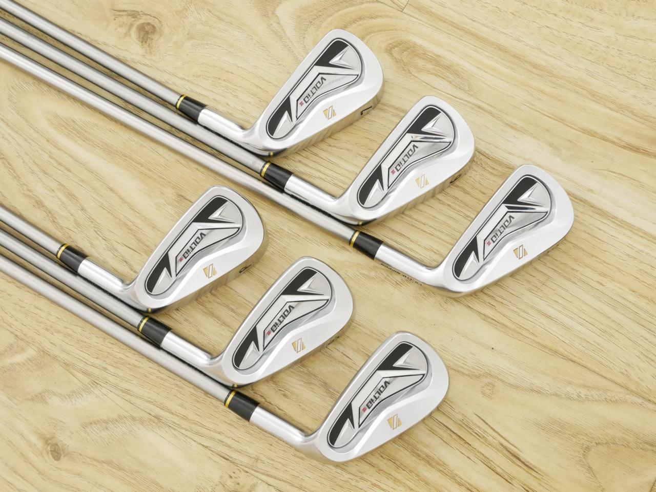 Iron set : Katana : ชุดเหล็ก Katana Voltio III Forged มีเหล็ก 5-Pw (6 ชิ้น) ก้านกราไฟต์ Proforce 75 Rv2 Gold Flex R