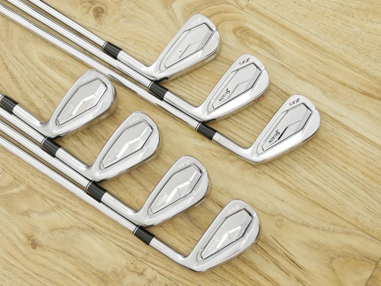 Iron set : Other Brand : ชุดเหล็ก Srixon ZX5 Forged (ออกปี 2021) มีเหล็ก 4-Pw (7 ชิ้น) ก้านเหล็ก Dynamic Gold 120 S200