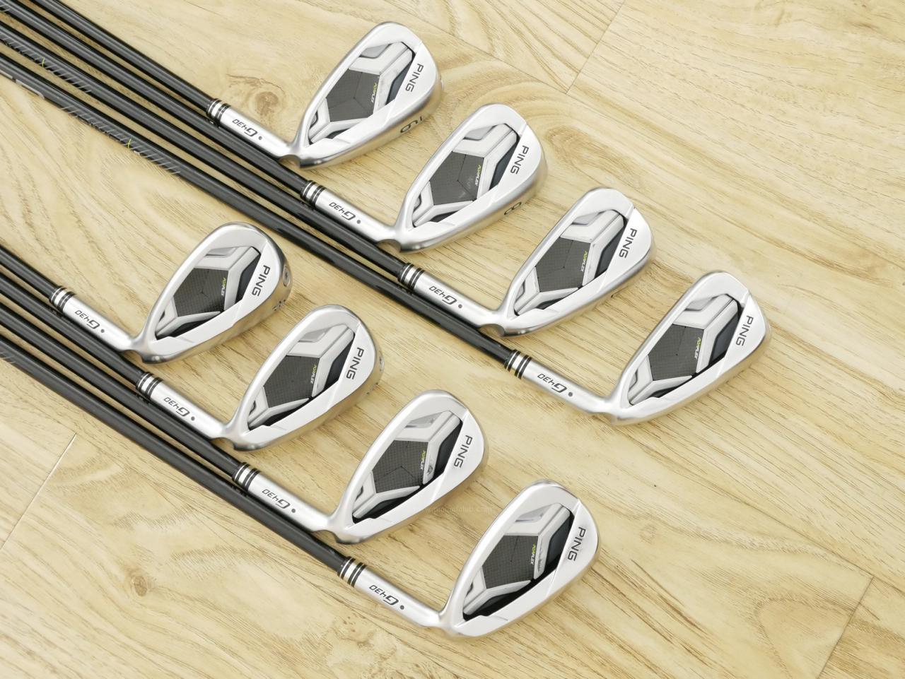 Iron set : Ping : ชุดเหล็ก Ping G430 (ออกปี 2023 Japan Spec. ใบใหญ่ ง่าย ไกล) มีเหล็ก 6-W,45,50,54 (8 ชิ้น) ก้านกราไฟต์ Ping ALTA J CB Flex S