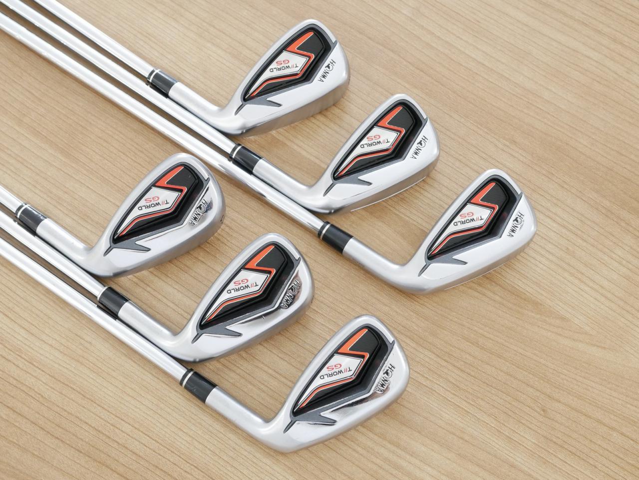 Iron set : Honma : ชุดเหล็ก Honma Tour World GS (ออกปี 2021 ใบใหญ่ ตีง่าย ไกล) มีเหล็ก 6-11 (6 ชิ้น) ก้านเหล็ก NS Pro 950 NEO Flex R