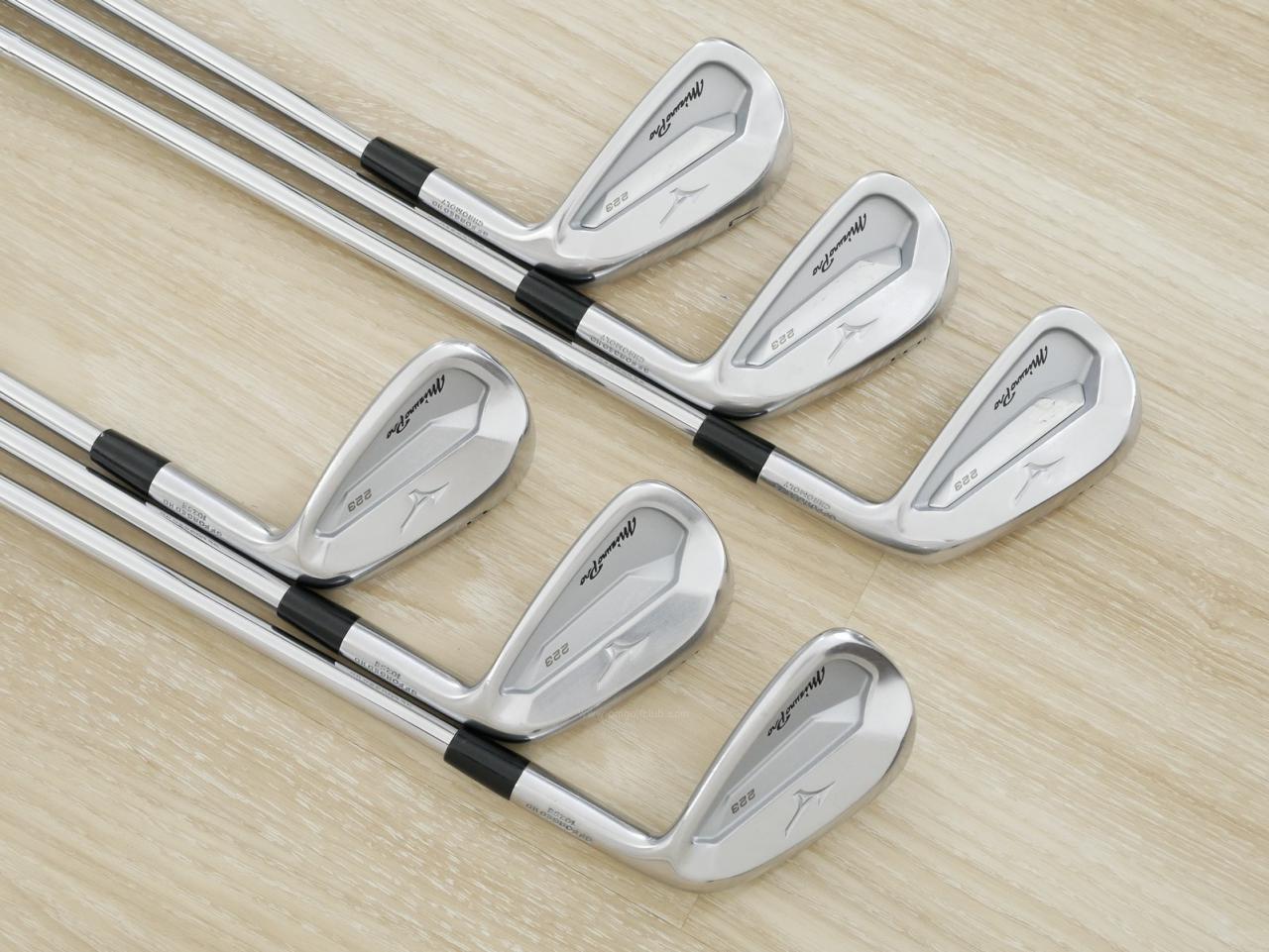 Iron set : Mizuno : ชุดเหล็ก Mizuno Pro 223 Forged (รุ่นปี 2023 นุ่มมาก แน่น คมมากๆ) มีเหล็ก 5-Pw (6 ชิ้น) ก้านเหล็ก Dynamic Gold 95 S200