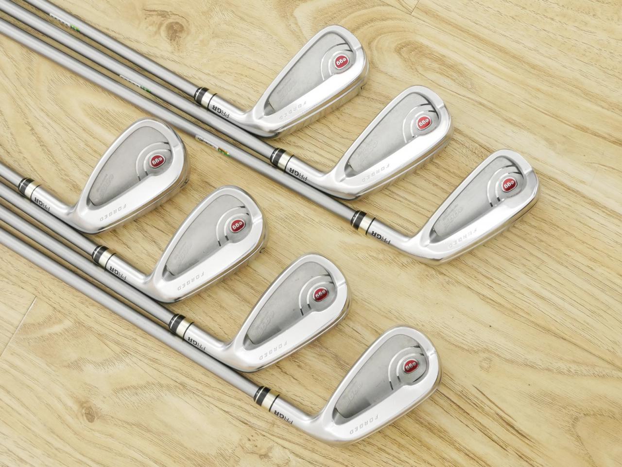 Iron set : PRGR : ชุดเหล็ก PRGR Egg PF Forged (รุ่นปี 2019 ตีง่ายและไกลมากๆ โกงสุดๆ) มีเหล็ก 5-Pw,Aw (7 ชิ้น) ก้านกราไฟต์ M-40 Flex SR