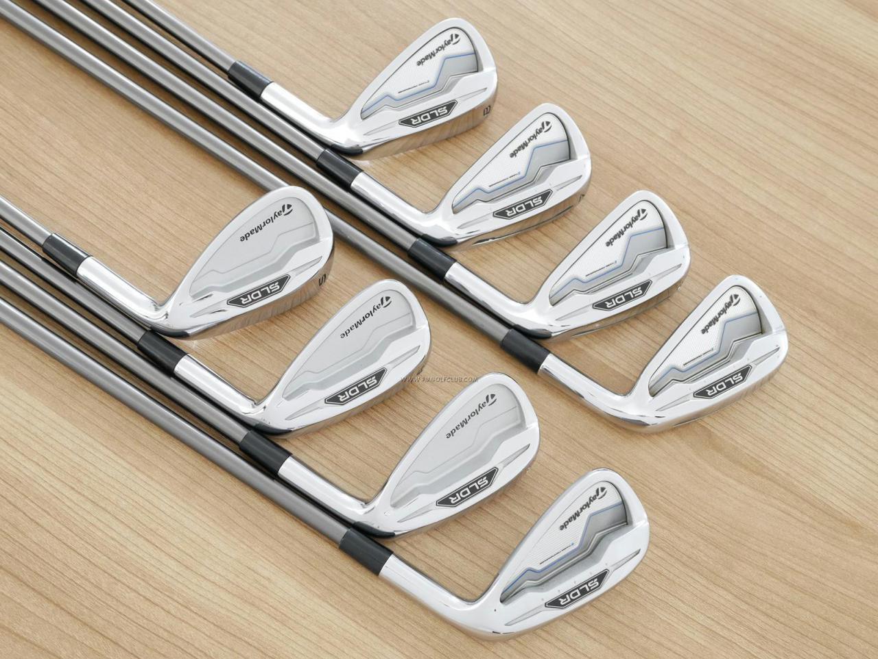 Iron set : Taylormade : ชุดเหล็ก Taylormade SLDR มีเหล็ก 5-Pw,Aw,Sw (8 ชิ้น) ก้านกราไฟต์ Flex R