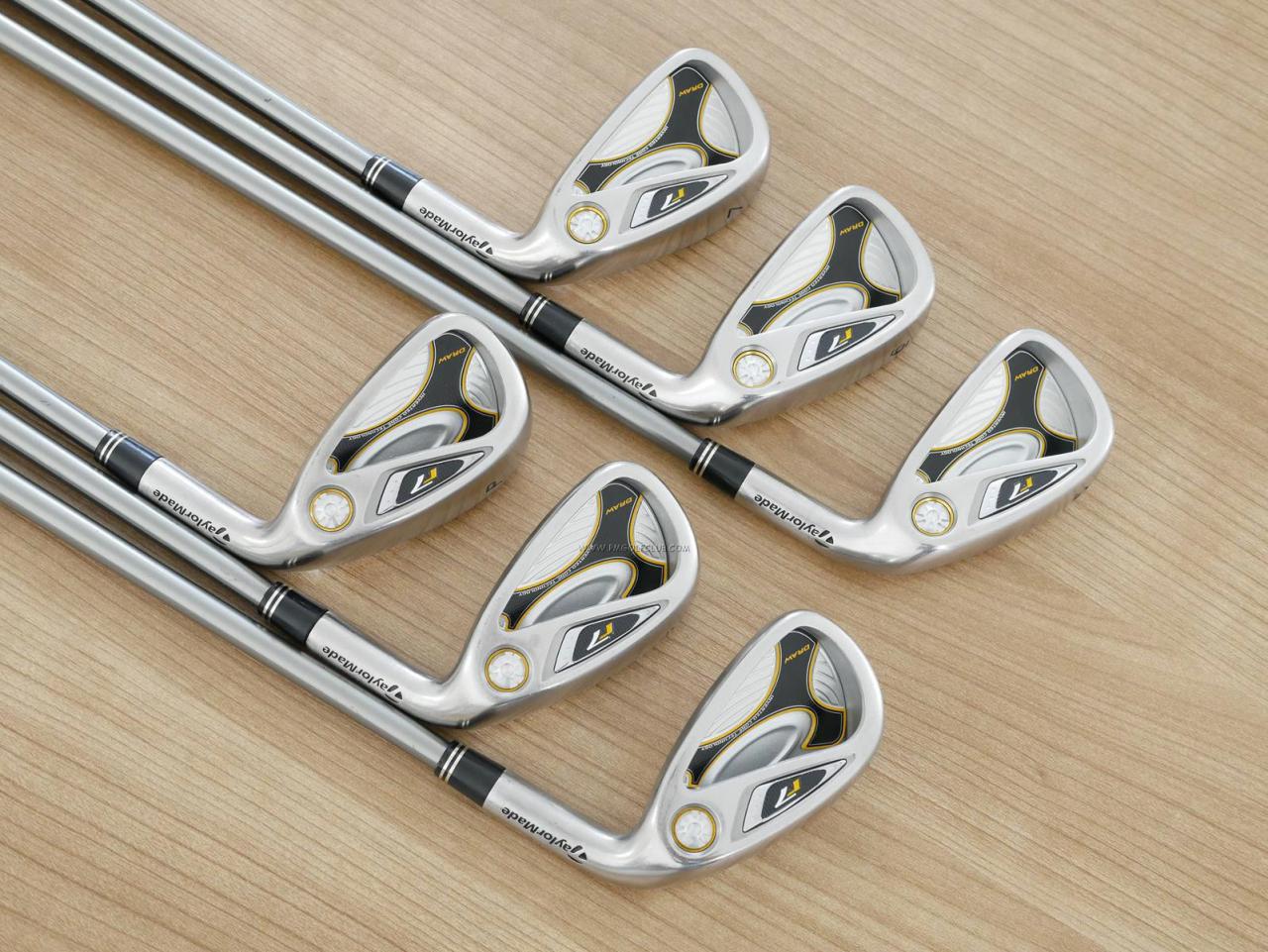 Iron set : Taylormade : ชุดเหล็ก Taylormade r7 DRAW มีเหล็ก 5-Pw (6 ชิ้น) ก้านกราไฟต์ Flex S