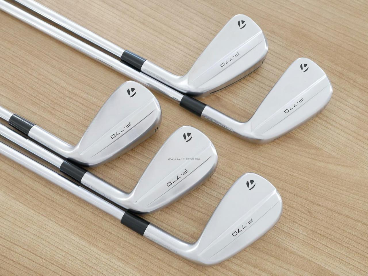 Iron set : Taylormade : ชุดเหล็ก Taylormade P770 Forged (รุ่นล่าสุด ออกปี 2024 นุ่ม แน่น) มีเหล็ก 6-Pw (5 ชิ้น) ก้านเหล็ก NS Pro Modus 115 Flex S