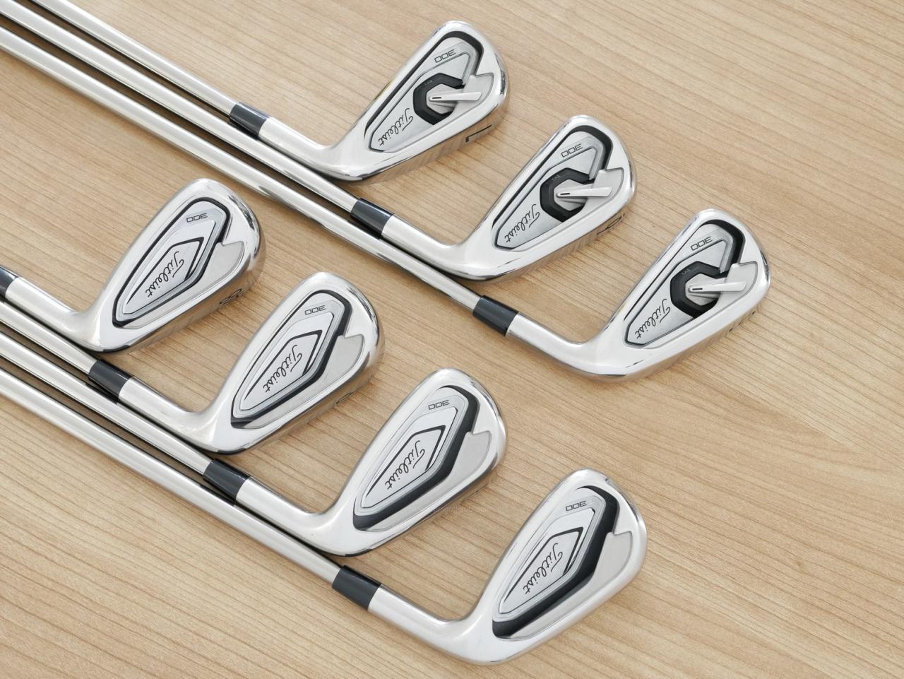 Iron set : Titleist : ชุดเหล็ก Titleist T300 (ออกปี 2019) มีเหล็ก 5-Pw,48 (7 ชิ้น) ก้านกราไฟต์ UST Mamiya ATTAS 80 Flex S