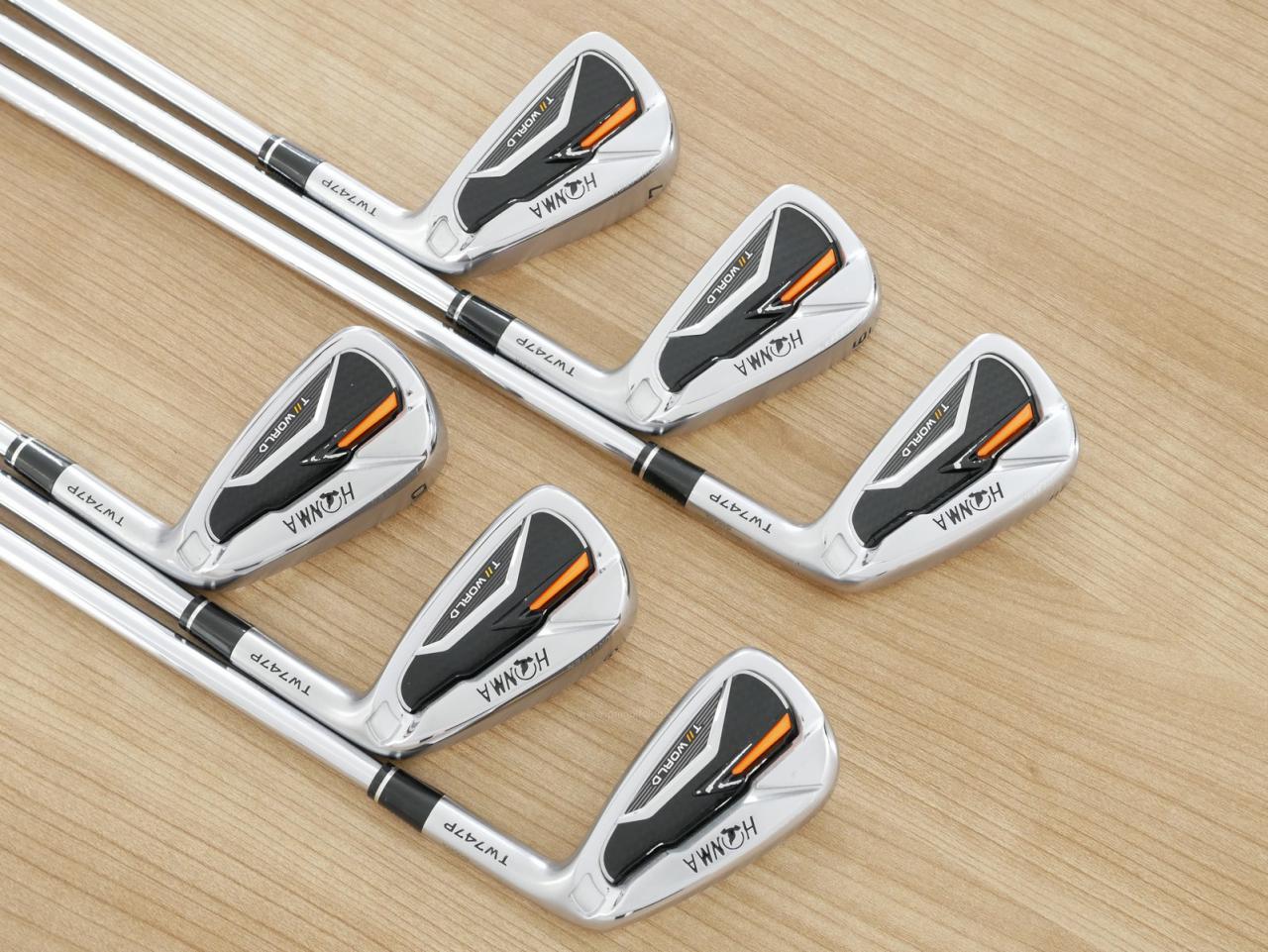 Iron set : Honma : ชุดเหล็ก Honma Tour World TW747P (ออกปี 2019) มีเหล็ก 5-10 (6 ชิ้น) ก้านเหล็ก NS Pro 950 Flex S