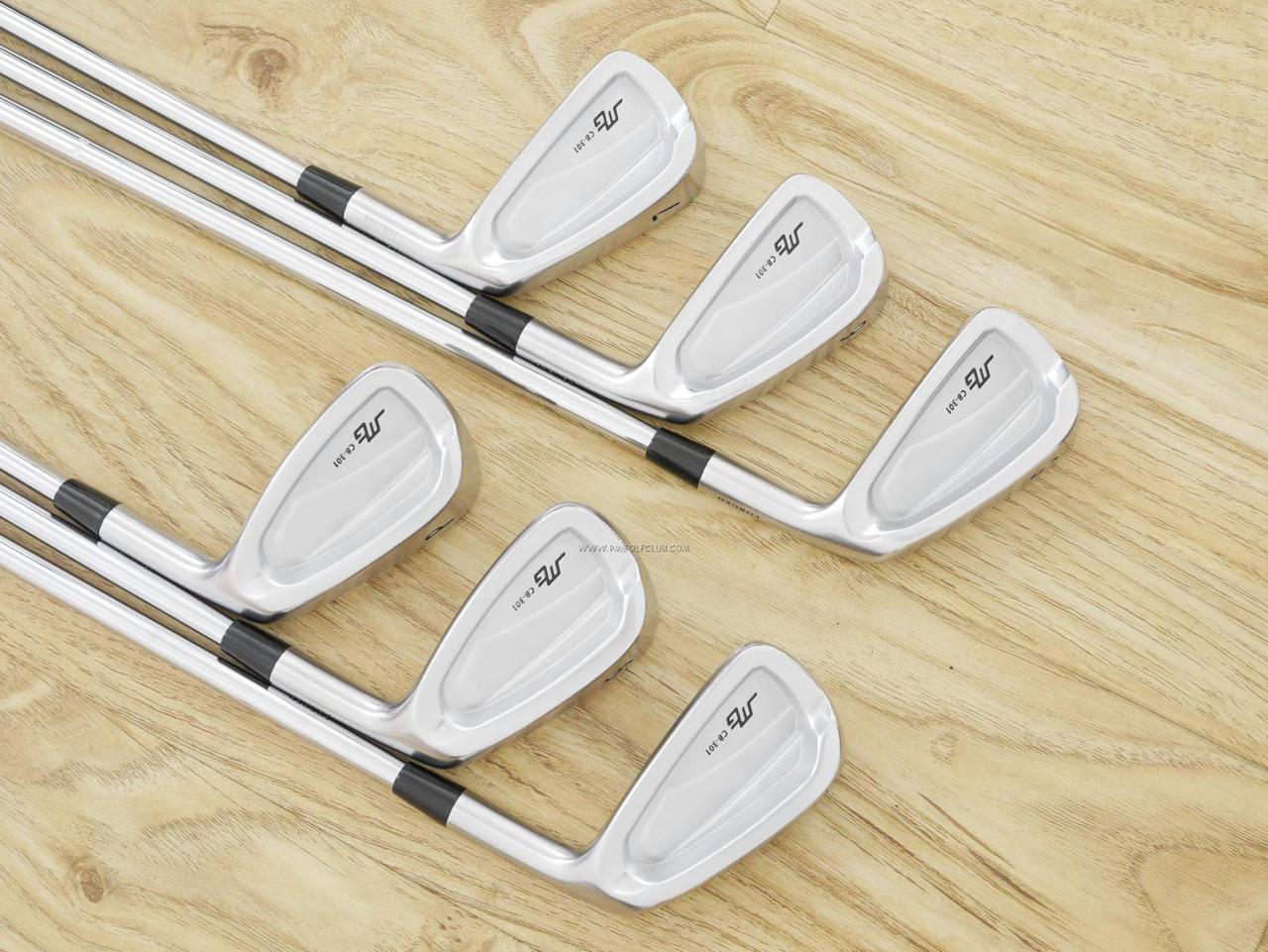 Iron set : Miura : ชุดเหล็ก Miura CB-301 Forged (ออกปี 2020 นุ่มมากๆๆ) มีเหล็ก 5-Pw (6 ชิ้น) ก้านเหล็ก AMT Tour White S200