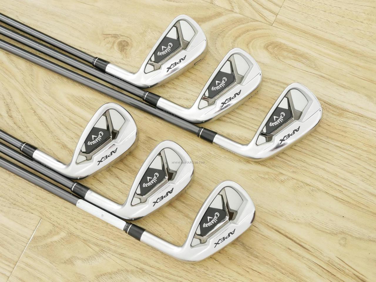 Iron set : Callaway : ชุดเหล็ก Callaway APEX Forged (รุ่นปี 2022) มีเหล็ก 5-Pw (6 ชิ้น) ก้านกราไฟต์ Mitsubishi Diamana 55 Flex R