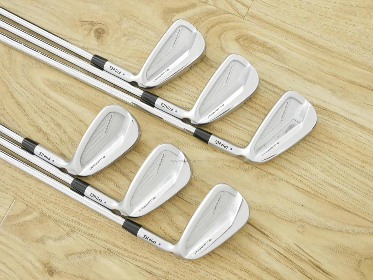 Iron set : Ping : ชุดเหล็ก Ping Blueprint S Forged (รุ่นล่าสุด ออกปี 2024 นุ่ม คม) มีเหล็ก 5-Pw (6 ชิ้น) ก้านเหล็ก NS Pro 950 NEO Flex S