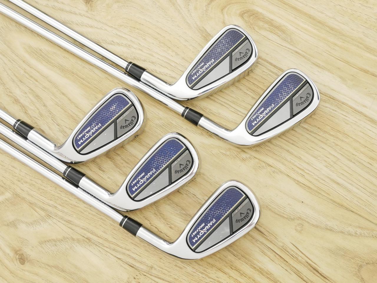 Iron set : Callaway : ชุดเหล็ก Callaway Paradym Max Fast Forged (รุ่นปี 2023 ตีง่ายสุด ไกลสุดของ Callaway Japan Spec.) มีเหล็ก 6-Pw (5 ชิ้น) ก้านเหล็ก NS Pro ZELOS 7 Flex S