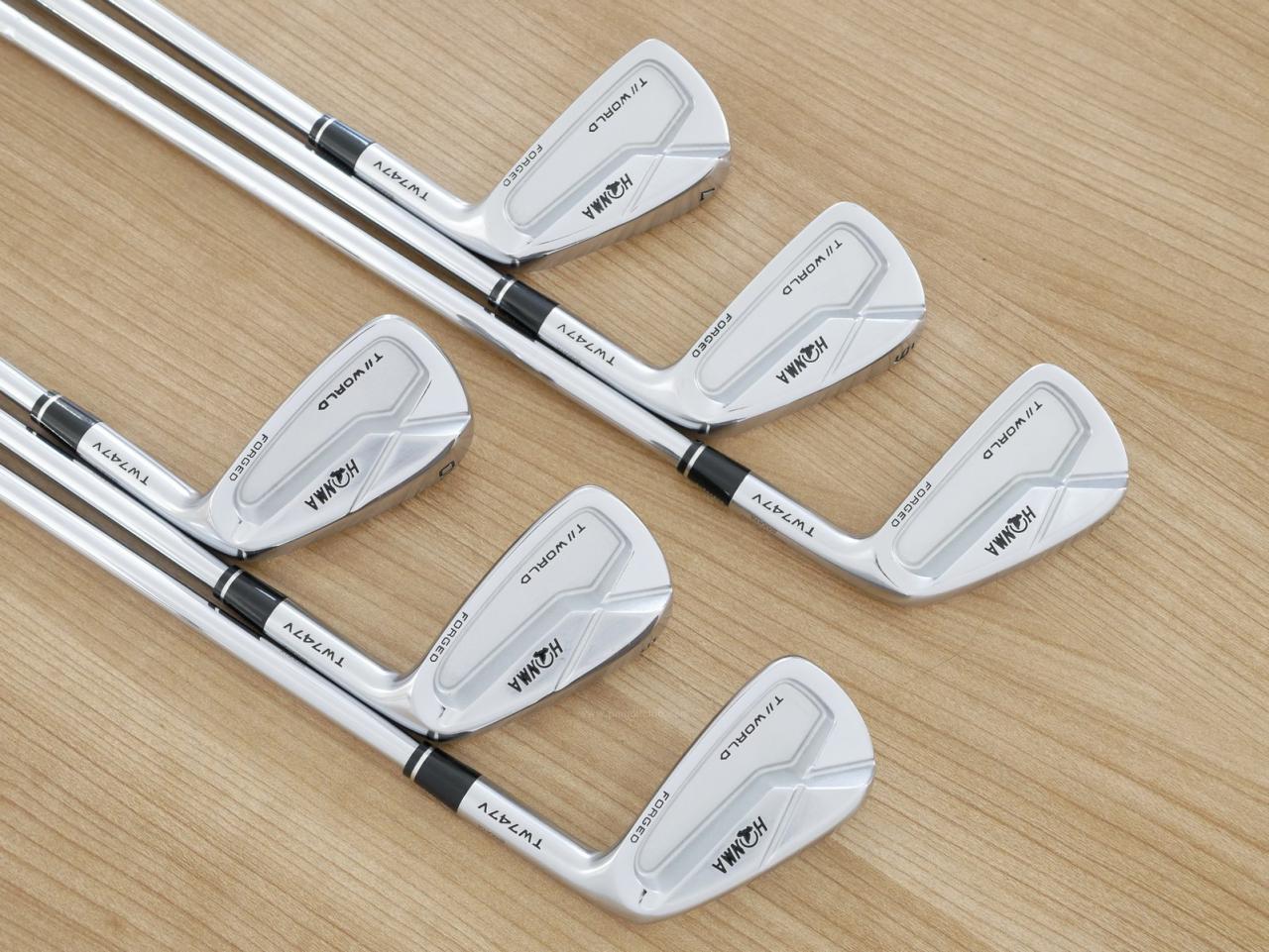 Iron set : Honma : ชุดเหล็ก Honma Tour World TW747V Forged (รุ่นปี 2019) มีเหล็ก 5-10 (6 ชิ้น) ก้านเหล็ก AMT Tour White S200