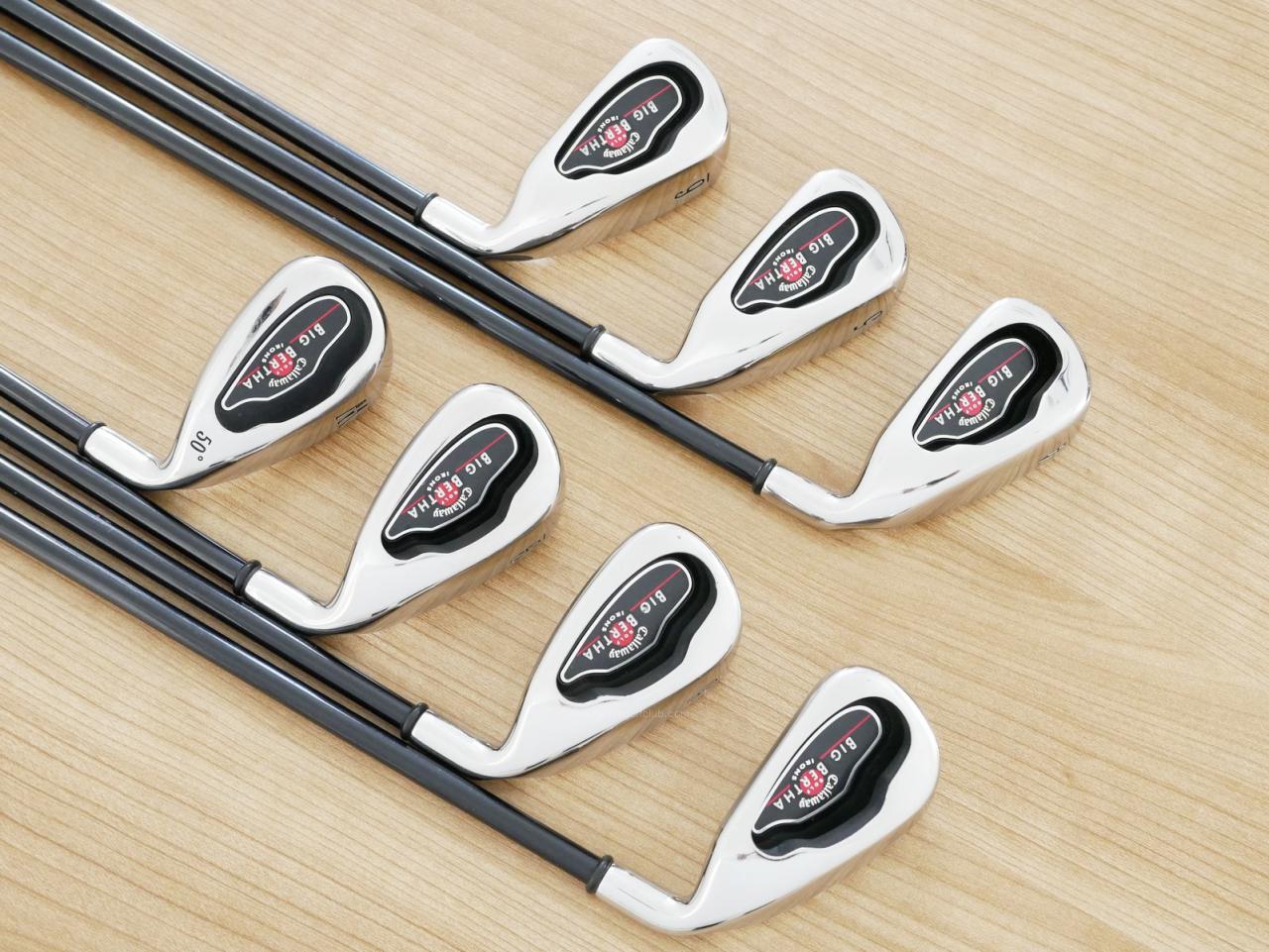 Iron set : Callaway : ชุดเหล็ก Callaway Big Bertha มีเหล็ก 4-Pw (7 ชิ้น) ก้านกราไฟต์ Flex R