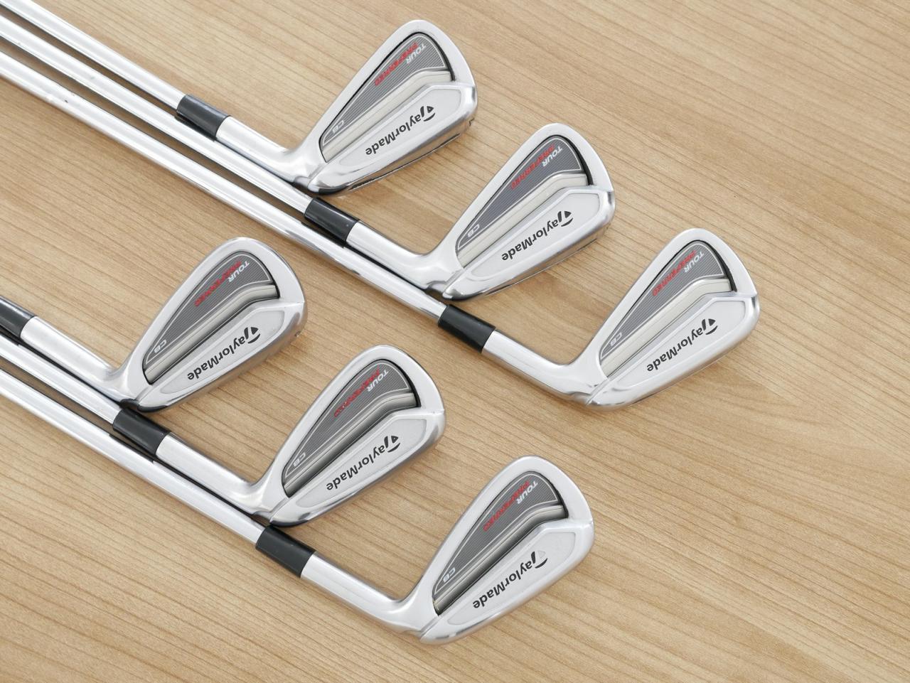 Iron set : Taylormade : ชุดเหล็ก Taylormade Tour Preferred CB Forged มีเหล็ก 5-Pw (6 ชิ้น) ก้านเหล็ก Flex S