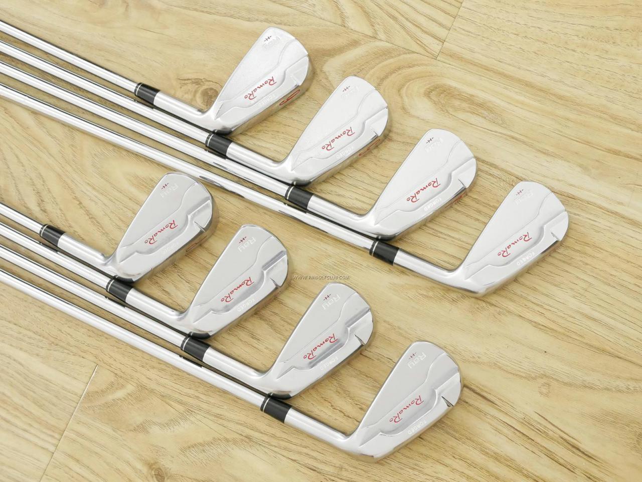 Iron set : Romaro : ชุดเหล็ก Romaro Ray H Forged (นุ่มมากๆ คมมาก) มีเหล็ก 3-Pw (8 ชิ้น) ก้านเหล็ก NS Pro 750 Wrap Tech Flex R