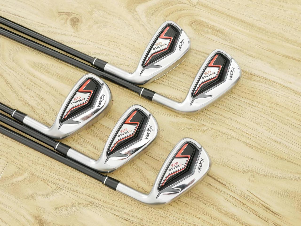 Iron set : Honma : ชุดเหล็ก Honma Tour World GS (ออกปี 2021 ใบใหญ่ ตีง่าย ไกล) มีเหล็ก 6-10 (5 ชิ้น) ก้านกราไฟต์ Honma Speedtuned 48 Flex SR