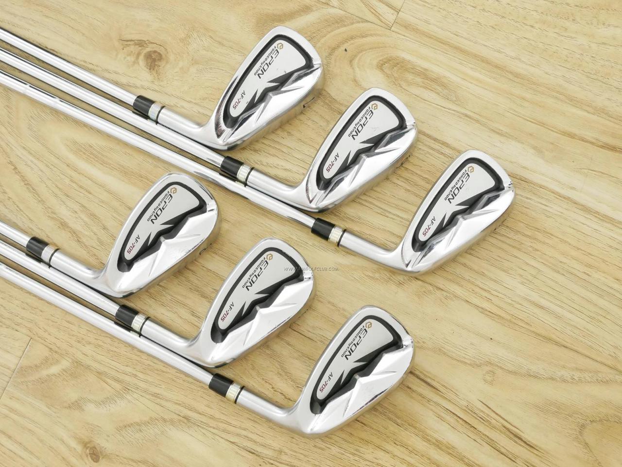 Iron set : Epon : ชุดเหล็ก EPON AF-705 Forged (ปี 2019 ใบใหญ่ ตีง่าย ไกล) มีเหล็ก 5-Pw (6 ชิ้น) ก้านเหล็ก NS Pro Modus 105 Flex S