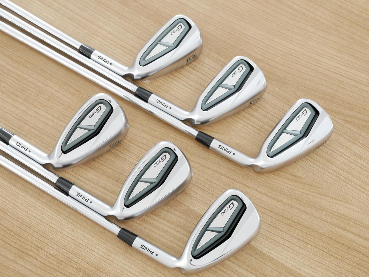 Iron set : Ping : ชุดเหล็ก Ping G730 (รุ่นล่าสุด ปี 2024 Japan Spec. ใบใหญ่ ง่ายที่สุด ไกลที่สุดของ Ping) มีเหล็ก 6-Pw,Aw (6 ชิ้น) ก้านเหล็ก NS Pro 750 NEO Flex S