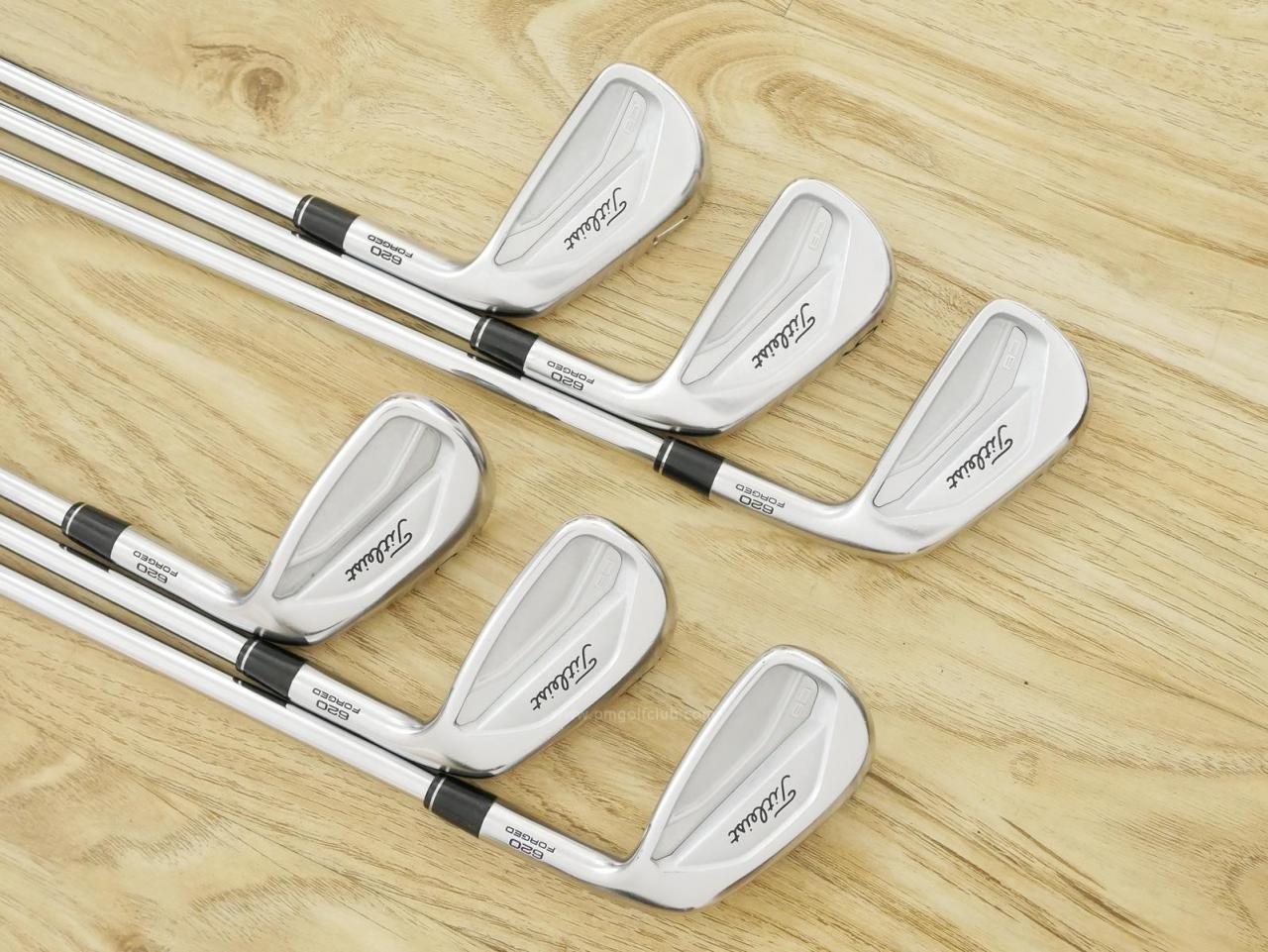 Iron set : Titleist : ชุดเหล็ก Titleist 620CB Forged (ออกปี 2020) มีเหล็ก 5-Pw (6 ชิ้น) ก้านเหล็ก NS Pro ZELOS 8 Flex R