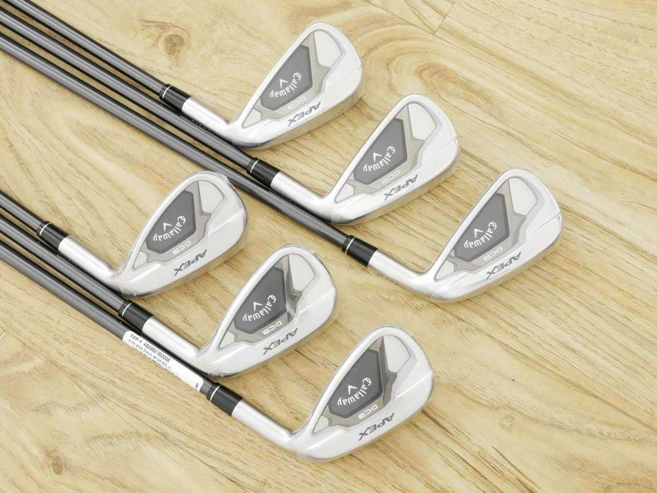 Iron set : Callaway : **ของใหม่ ยังไม่แกะพลาสติก** ชุดเหล็ก Callaway APEX DCB Forged (ปี 2022) มีเหล็ก 5-Pw (6 ชิ้น) ก้านกราไฟต์ Mitsubishi Diamana 55 Flex R