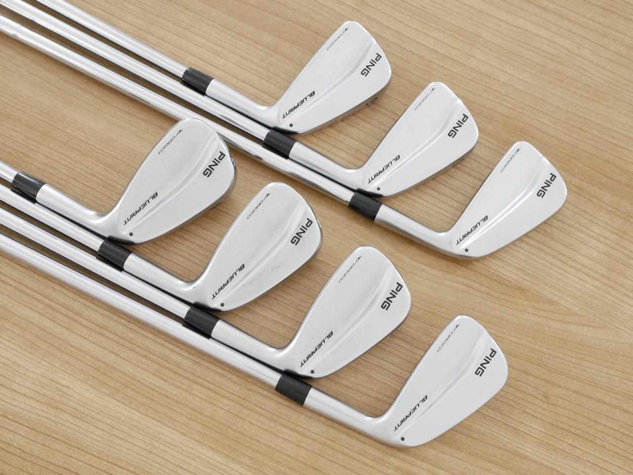 Iron set : Ping : ชุดเหล็ก Ping Blueprint Forged (ปี 2020 ตัวท้อป ของใหม่เกือบ 6 หมื่น) มีเหล็ก 4-Pw (7 ชิ้น) ก้านเหล็ก NS Pro Modus 115 Flex S