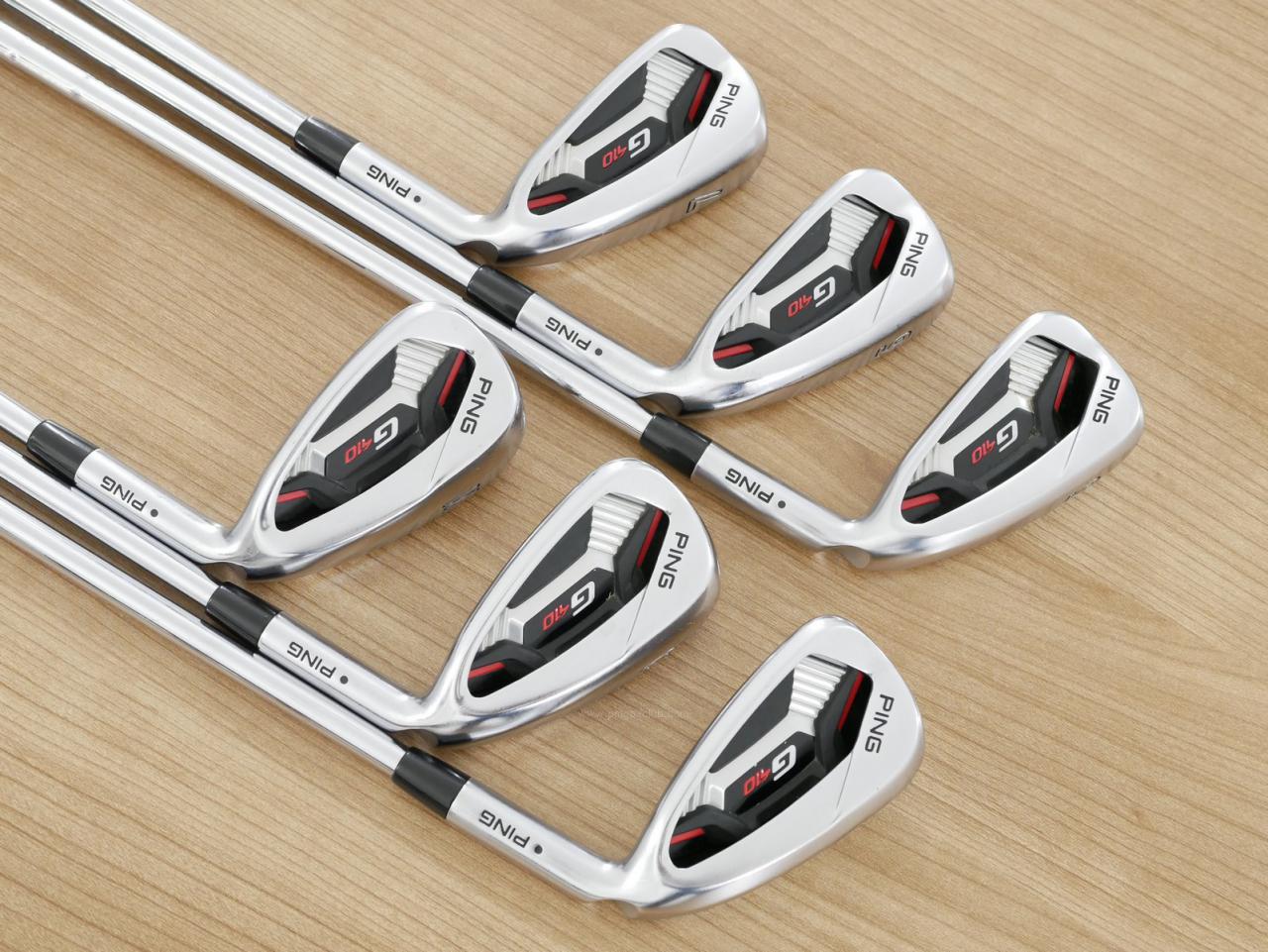 Iron set : Ping : ชุดเหล็ก Ping G410 (รุ่นปี 2019 Japan Spec. ใบใหญ่ ง่าย ไกล) มีเหล็ก 5-Pw (6 ชิ้น) ก้านเหล็ก NS Pro Modus 105 Flex S