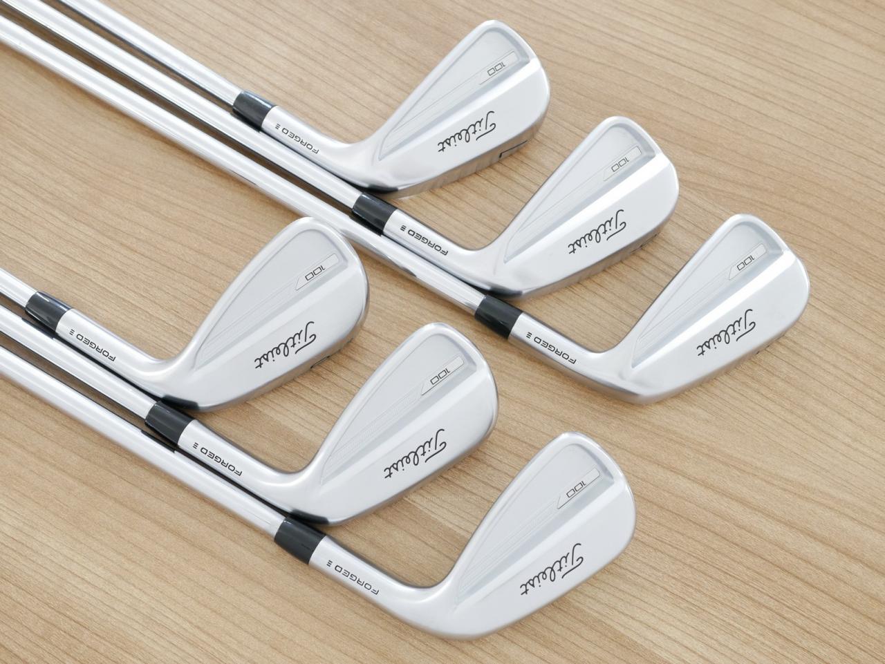 Iron set : Titleist : ชุดเหล็ก Titleist T100 Forged (รุ่นล่าสุด ออกปี 2023 นุ่ม แน่น คม) มีเหล็ก 5-Pw (6 ชิ้น) ก้านเหล็ก Dynamic Gold S200