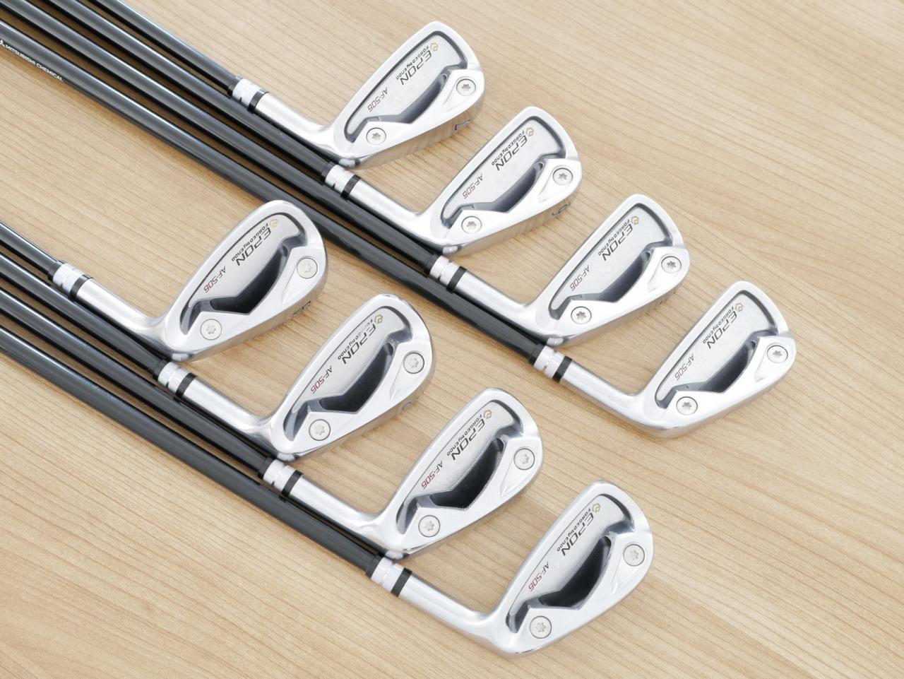 Iron set : Epon : ชุดเหล็ก EPON AF-506 Forged (รุ่นปี 2022) มีเหล็ก 4-Pw,Aw (8 ชิ้น) ก้านกราไฟต์ Mitsubishi Diamana Thump i95 Flex S