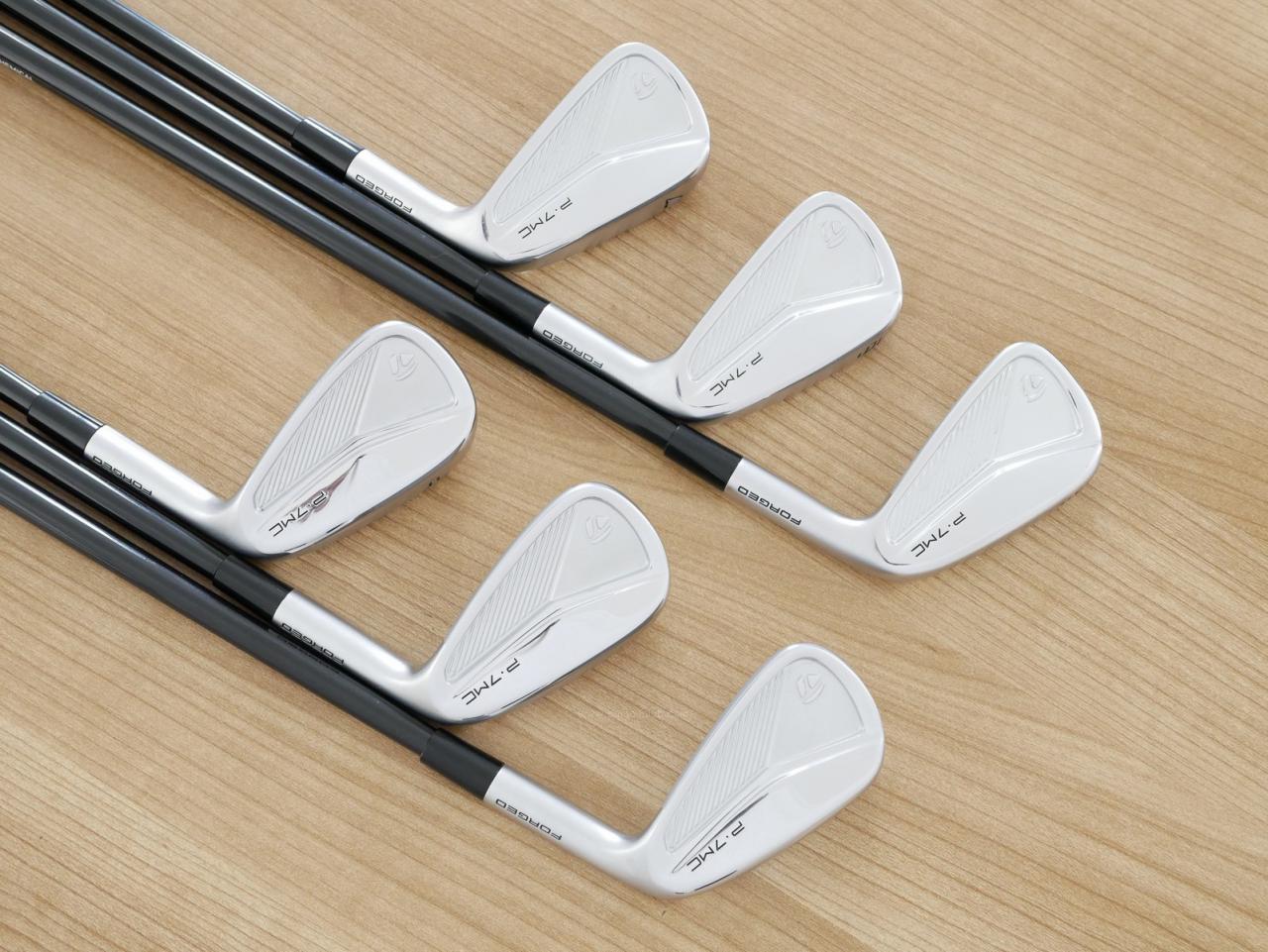 Iron set : Taylormade : ชุดเหล็ก Taylormade P7MC Forged (ซีรี่ย์ท้อปสุด ออกปี 2023) มีเหล็ก 5-Pw (6 ชิ้น) ก้านกราไฟต์ Mitsubishi Diamana Thump i95 Flex S