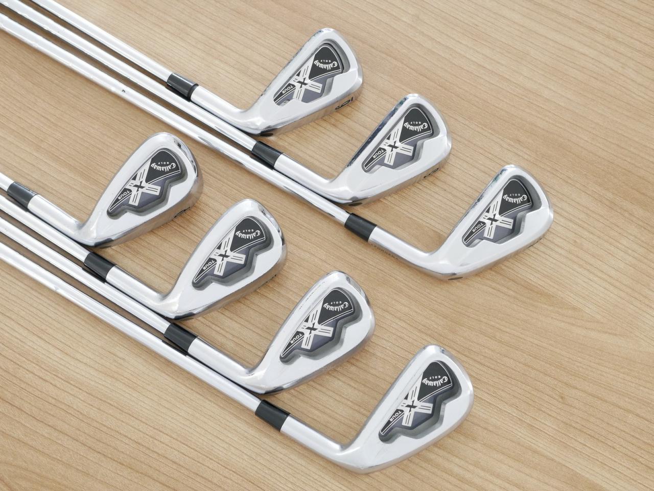 Iron set : Callaway : ชุดเหล็ก Callaway X-Tour (Forged) มีเหล็ก 4-Pw (7 ชิ้น) ก้านเหล็ก MEMPHIS M10 Flex S