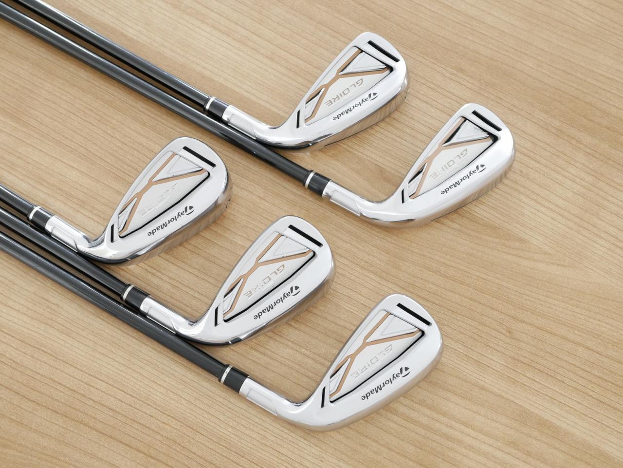 Iron set : Taylormade : ชุดเหล็ก Taylormade SIM GLOIRE (รุ่นปี 2021 รุ่นท๊อปสุด Japan Spec) มีเหล็ก 6-Pw (5 ชิ้น) ก้าน Fujikura Air Speeder Flex SR