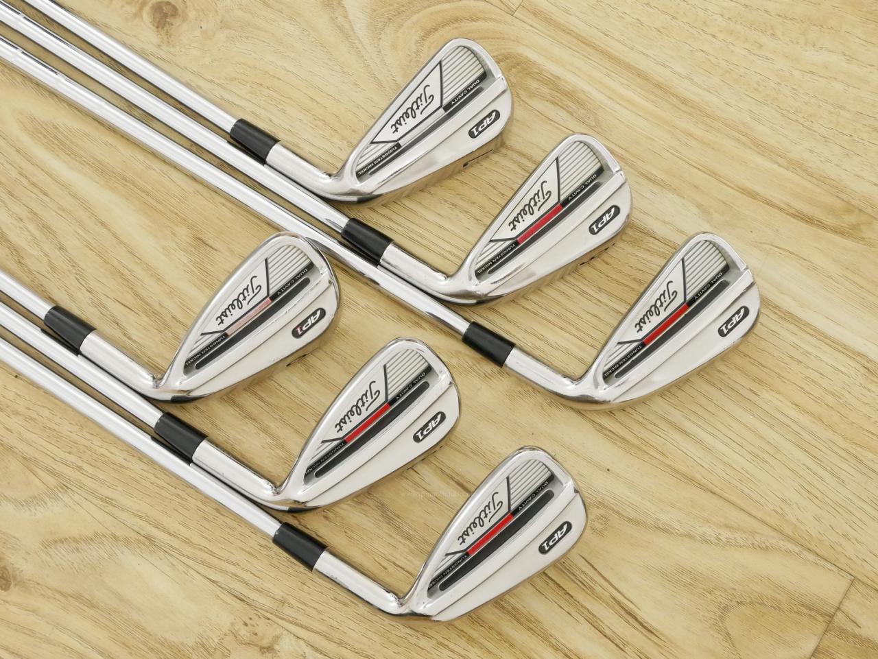 Iron set : Titleist : ชุดเหล็ก Titleist AP1 มีเหล็ก 5-Pw (6 ชิ้น) ก้านเหล็ก NS Pro 950 Flex S