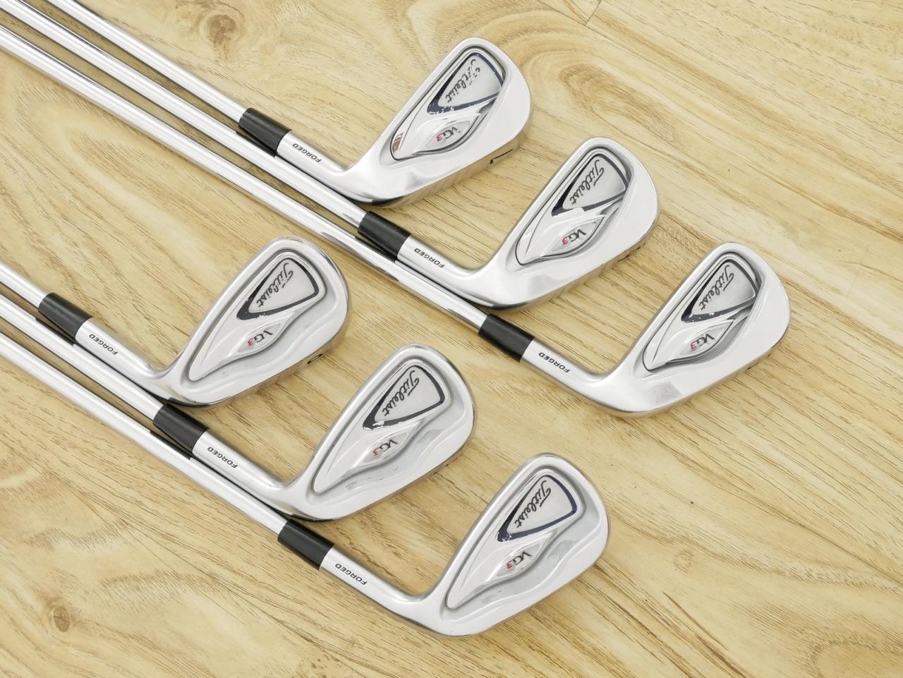 Iron set : Titleist : ชุดเหล็ก Titleist VG3 Forged (Japan Spec. ออกปี 2015) มีเหล็ก 5-Pw (6 ชิ้น) ก้านเหล็ก Shimada Flex S