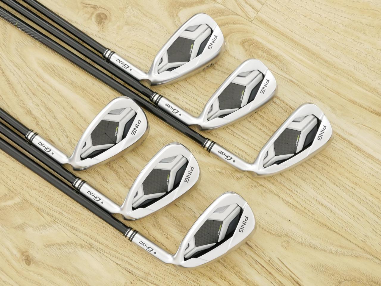 Iron set : Ping : ชุดเหล็ก Ping G430 (ออกปี 2023 Japan Spec. ใบใหญ่ ง่าย ไกล) มีเหล็ก 6-W,45 (6 ชิ้น) ก้านกราไฟต์ Ping ALTA J CB Flex S