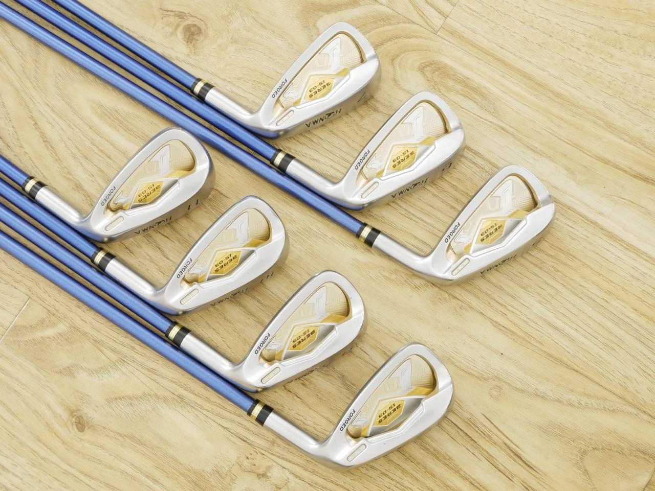 Iron set : Honma : ชุดเหล็ก Honma Beres IS-03 (ปี 2015 หน้าเด้ง Forged) มีเหล็ก 5-11 (7 ชิ้น เทียบเท่า 5-Pw) ก้าน ARMRQ 8 (54) FLex R (2 ดาว)