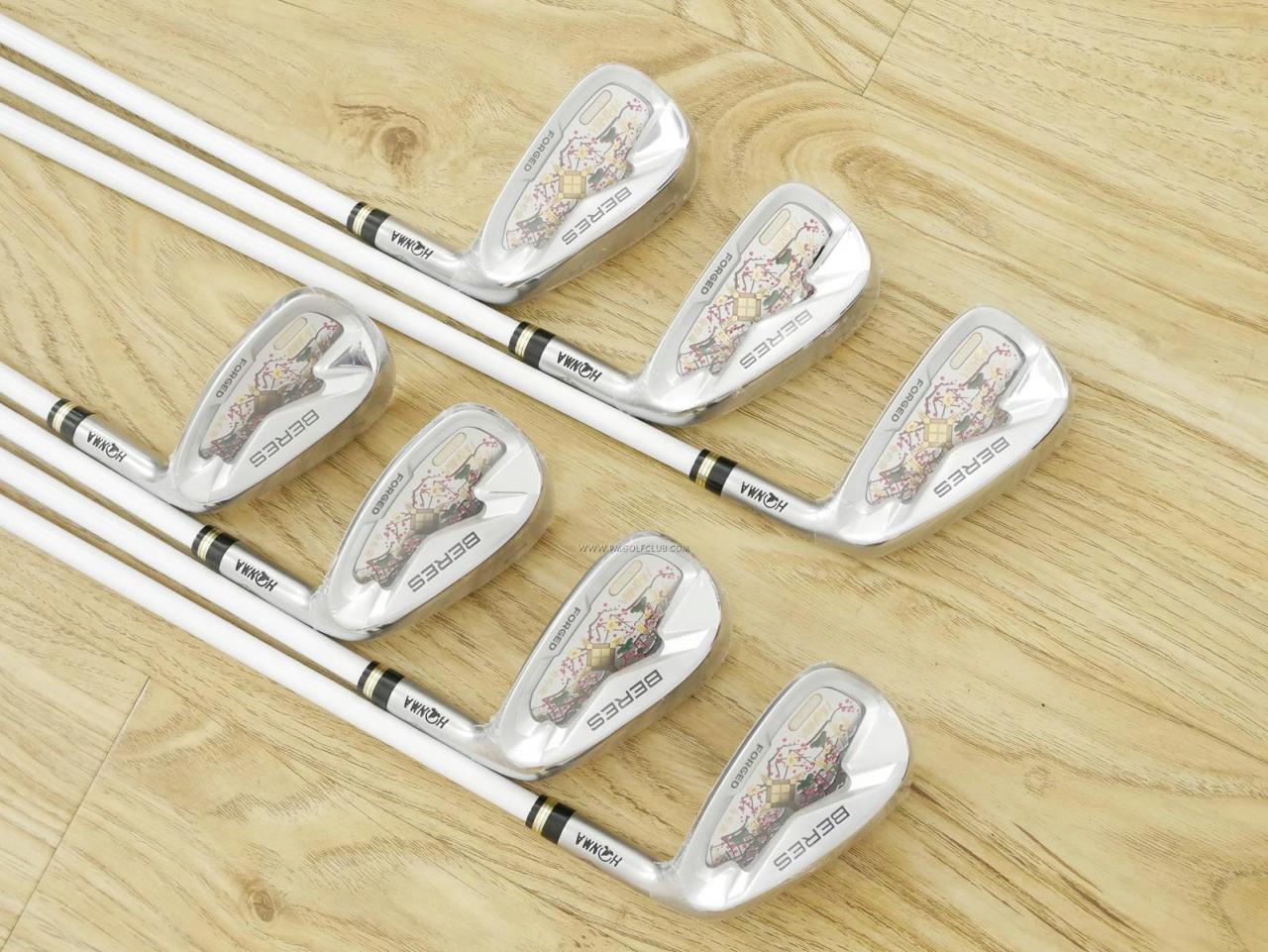 Iron set : Honma : **ของใหม่ ยังไม่แกะพลาสติก** ชุดเหล็ก Honma Beres AIZU (รุ่นปี 2023) มีเหล็ก 6-11,Sw (7 ชิ้น เทียบเท่า 5-Pw,Sw) ก้าน Honma ARMRQ MX Flex SR (2 ดาว)