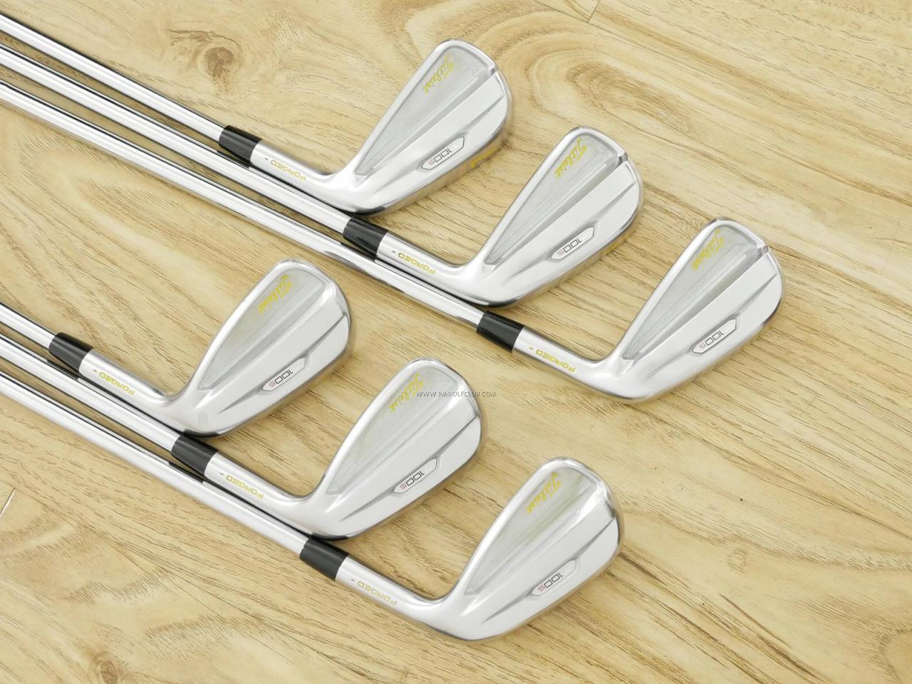 Iron set : Titleist : ชุดเหล็ก Titleist T100S Forged (รุ่นปี 2022) มีเหล็ก 5-Pw (6 ชิ้น) ก้านเหล็ก NS Pro 950 NEO Flex R