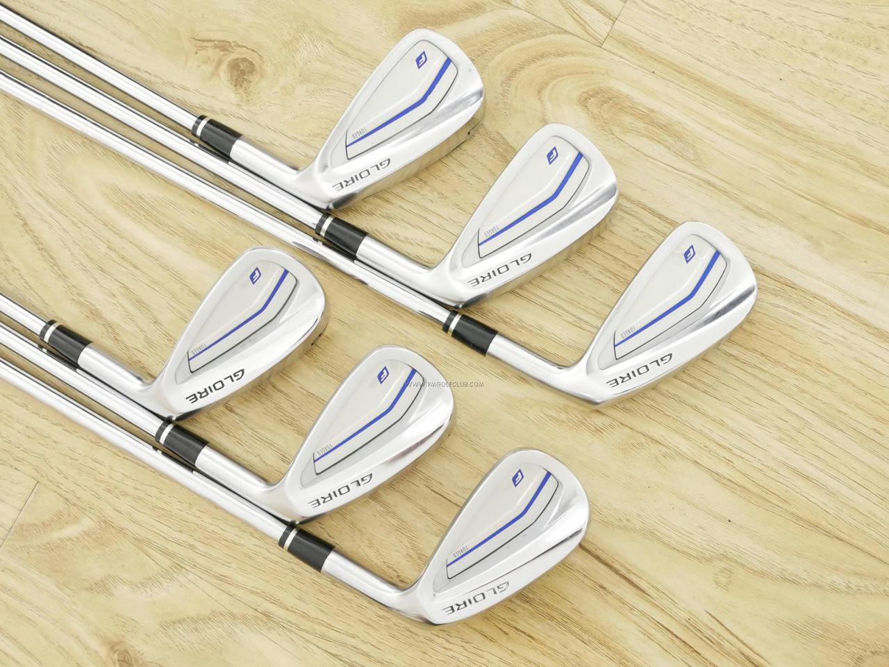 Iron set : Taylormade : ชุดเหล็ก Taylormade Gloire F2 Forged (รุ่นท๊อปสุด Japan Spec. ออกปี 2017) มีเหล็ก 5-Pw (6 ชิ้น) ก้านเหล็ก NS Pro 950 Flex S