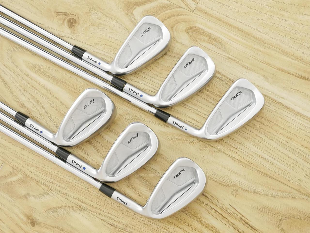 Iron set : Ping : ชุดเหล็ก Ping i200 มีเหล็ก 5-Pw (6 ชิ้น) ก้านเหล็ก Project X 5.5 Flex S