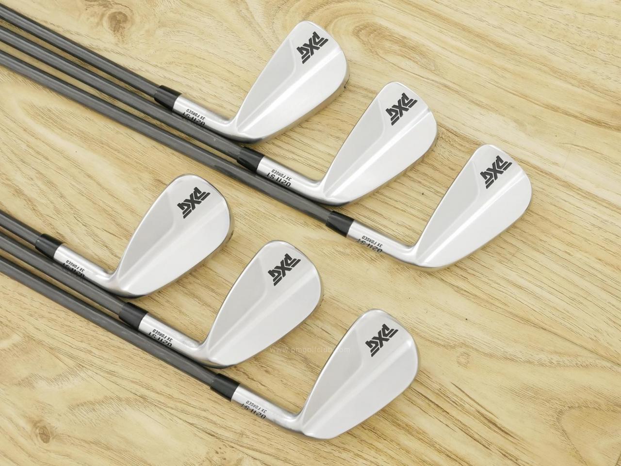 Iron set : PXG : ชุดเหล็ก PXG 0211 ST Forged (ออกปี 2021 นุ่ม แน่นมาก) มีเหล็ก 5-Pw (6 ชิ้น) ก้านกราไฟต์ Steelfiber GENER 60 F3 Flex R