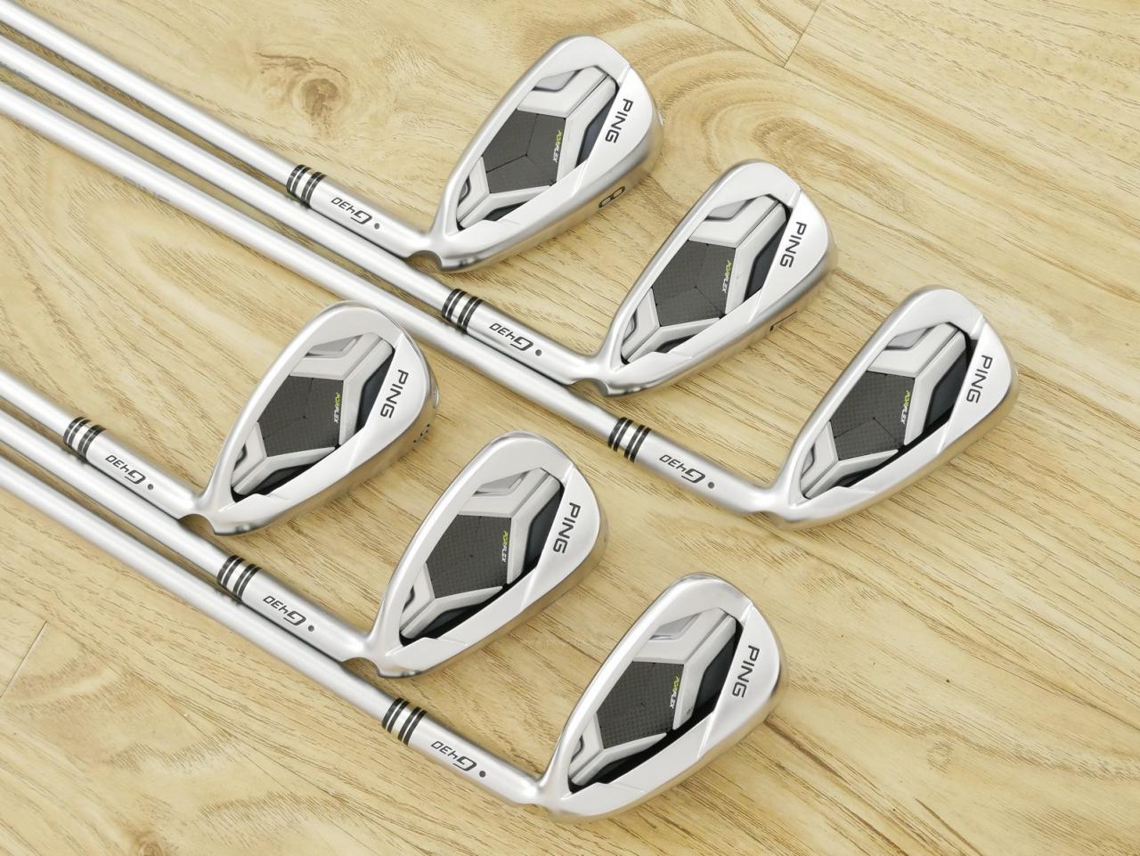 Iron set : Ping : ชุดเหล็ก Ping G430 (รุ่นล่าสุด ออกปี 2022 Japan Spec. ใบใหญ่ ง่าย ไกล) มีเหล็ก 6-W,45 (6 ชิ้น) ก้านกราไฟต์ Fujikura HL35 Flex R2