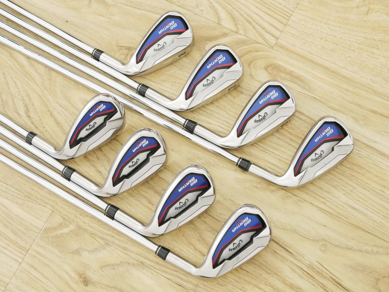 Iron set : Callaway : ชุดเหล็ก Callaway Big Bertha Beta (ใบใหญ่ ตีง่ายมาก) มีเหล็ก 5-Pw,Aw,Sw (8 ชิ้น) ก้านเหล็ก GS90 R300