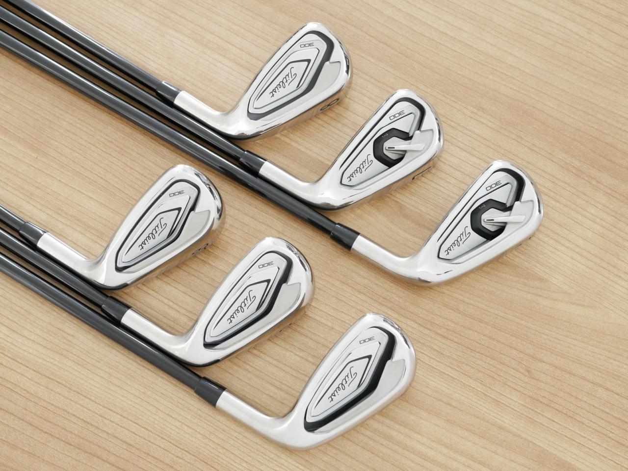 Iron set : Titleist : ชุดเหล็ก Titleist T300 (ออกปี 2019) มีเหล็ก 6-Pw,48 (6 ชิ้น) ก้านกราไฟต์ Mitsubishi KUROKAGE 60i Flex R