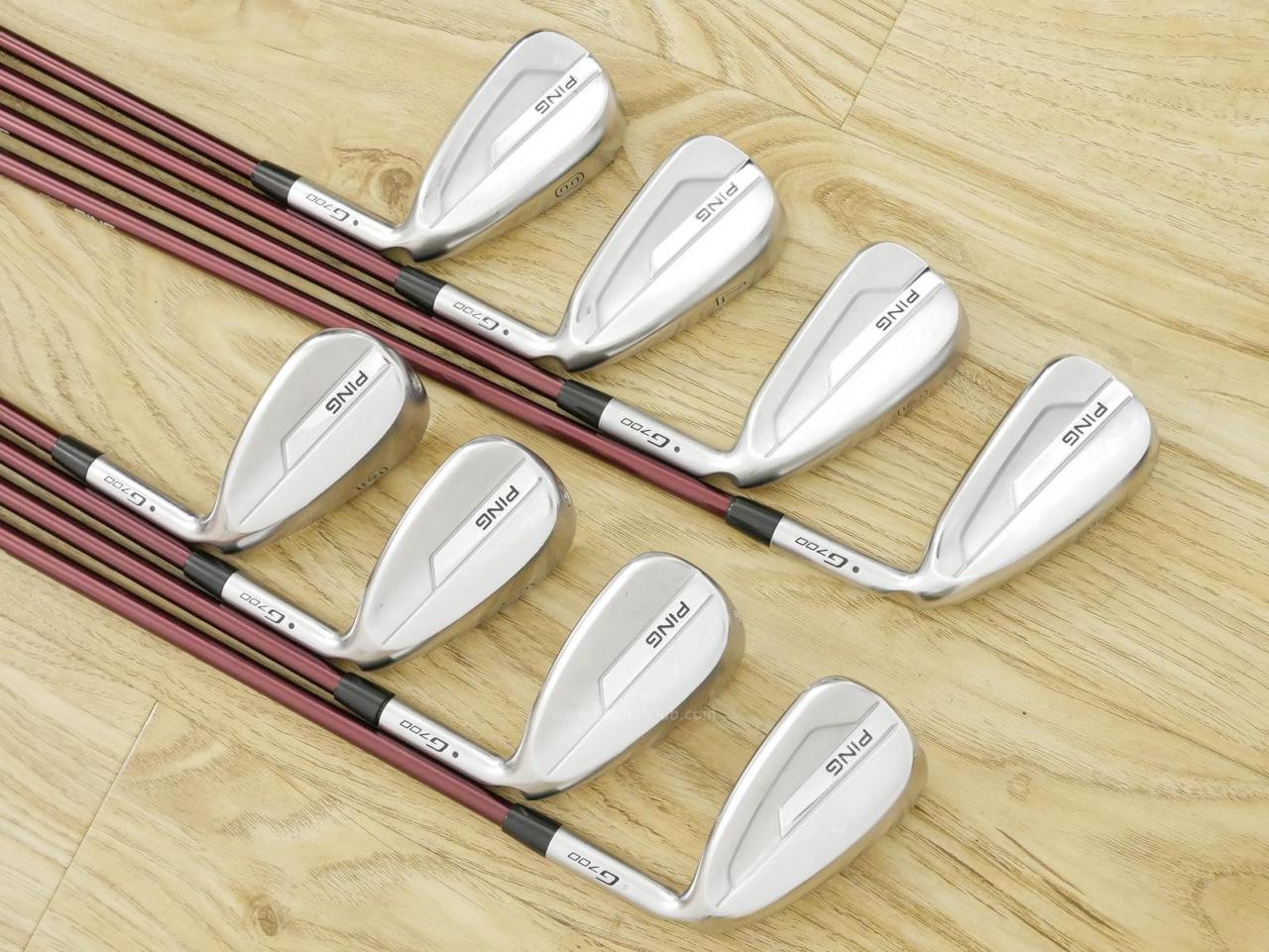 Iron set : Ping : ชุดเหล็ก Ping G700 (ปี 2019 Japan Spec. ใบใหญ่ ง่ายที่สุด ไกลที่สุดของ Ping) มีเหล็ก 5-Pw,Aw,Sw (8 ชิ้น) ก้านกราไฟต์ Mitsubishi FUBUKI Flex R