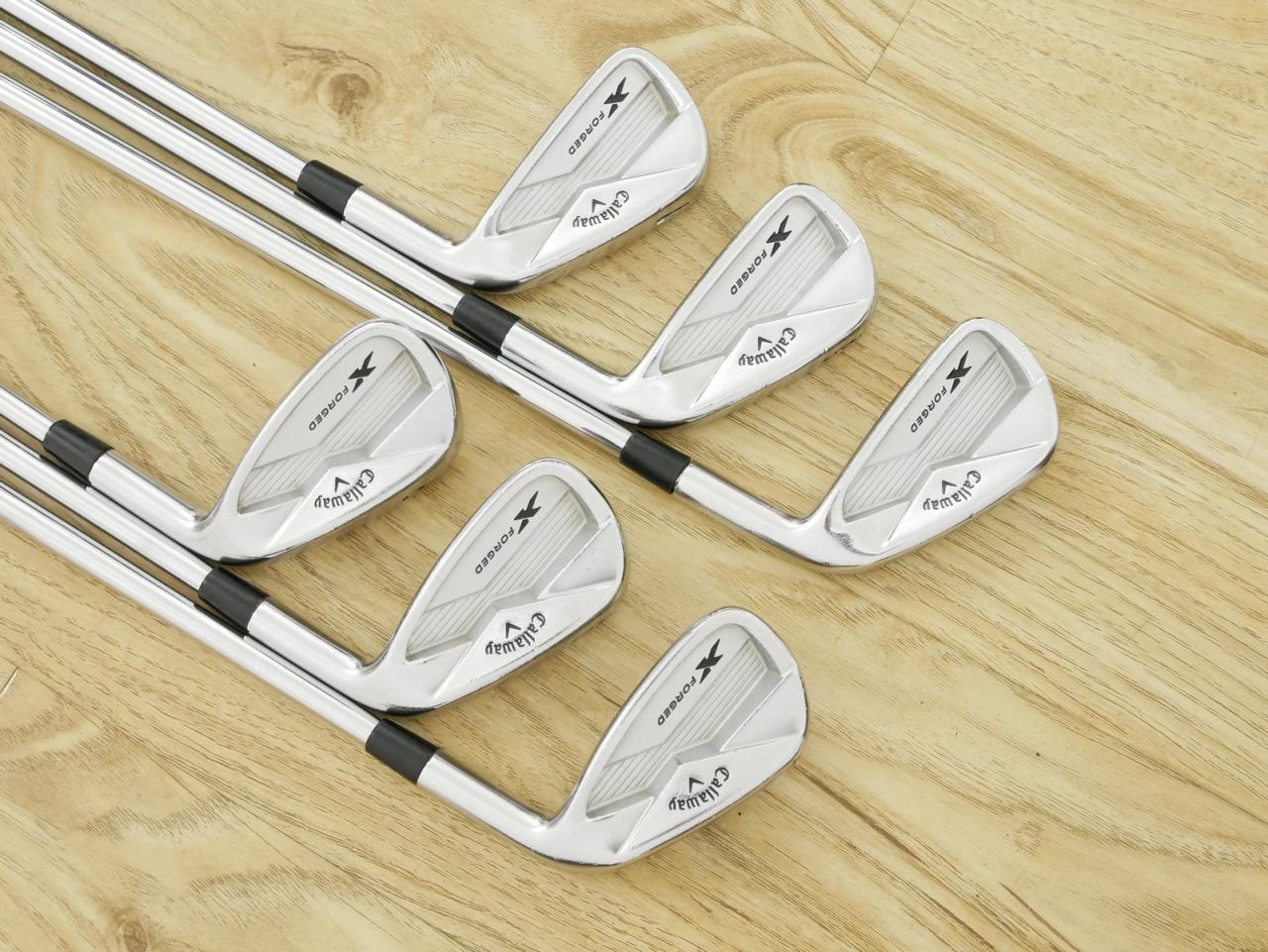 Iron set : Callaway : ชุดเหล็ก Callaway X Forged (ปี 2019) มีเหล็ก 5-Pw (6 ชิ้น) ก้านเหล็ก NS Pro Modus 120 Flex X