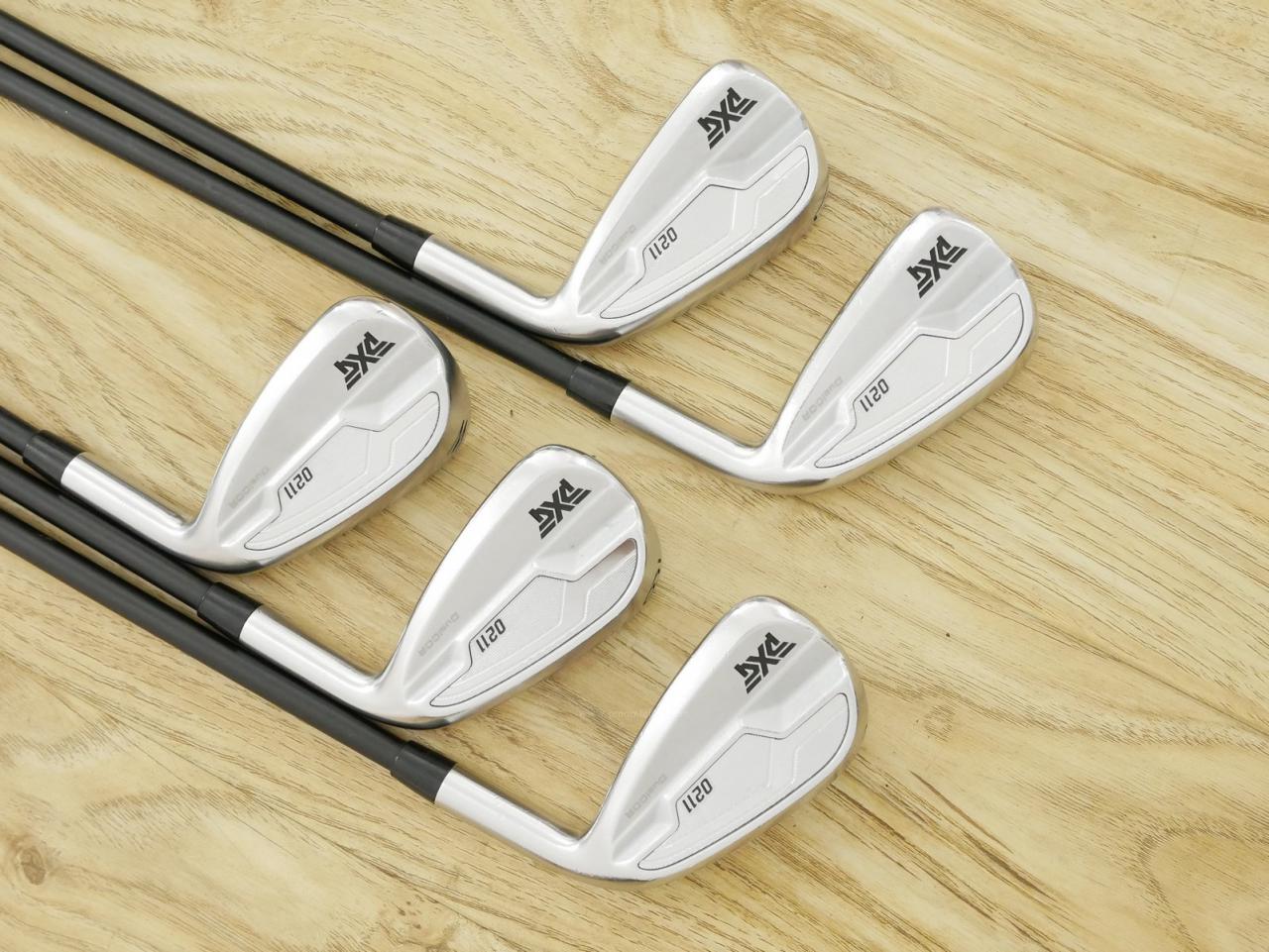 Iron set : PXG : ชุดเหล็ก PXG 0211 DUAL COR (ออกปี 2021 หน้าเด้ง ตีไกลมากๆ) มีเหล็ก 6-Pw (5 ชิ้น) ก้านกราไฟต์ Mitsubishi Diamana i60 Flex R