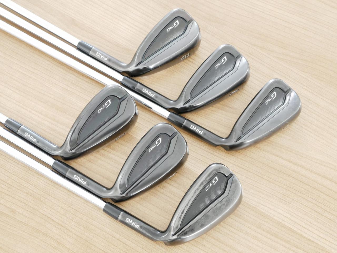 Iron set : Ping : ชุดเหล็ก Ping G710 (รุ่นปี 2021 Japan Spec. ใบใหญ่ ง่ายที่สุด ไกลที่สุดของ Ping) มีเหล็ก 6-Pw,Aw (6 ชิ้น) ก้านเหล็ก NS Pro Zelos 6 Flex R