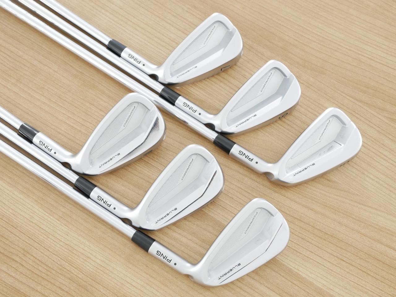 Iron set : Ping : ชุดเหล็ก Ping Blueprint S Forged (รุ่นล่าสุด ออกปี 2024 นุ่ม คม) มีเหล็ก 5-Pw (6 ชิ้น) ก้านเหล็ก NS Pro 950 NEO Flex S